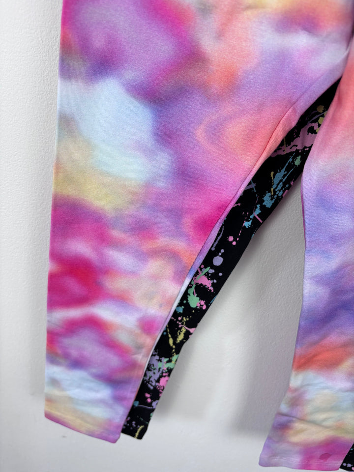 Next Tie Dye And Paint Splatter Leggings 7 Years-Leggings-Second Snuggle Preloved