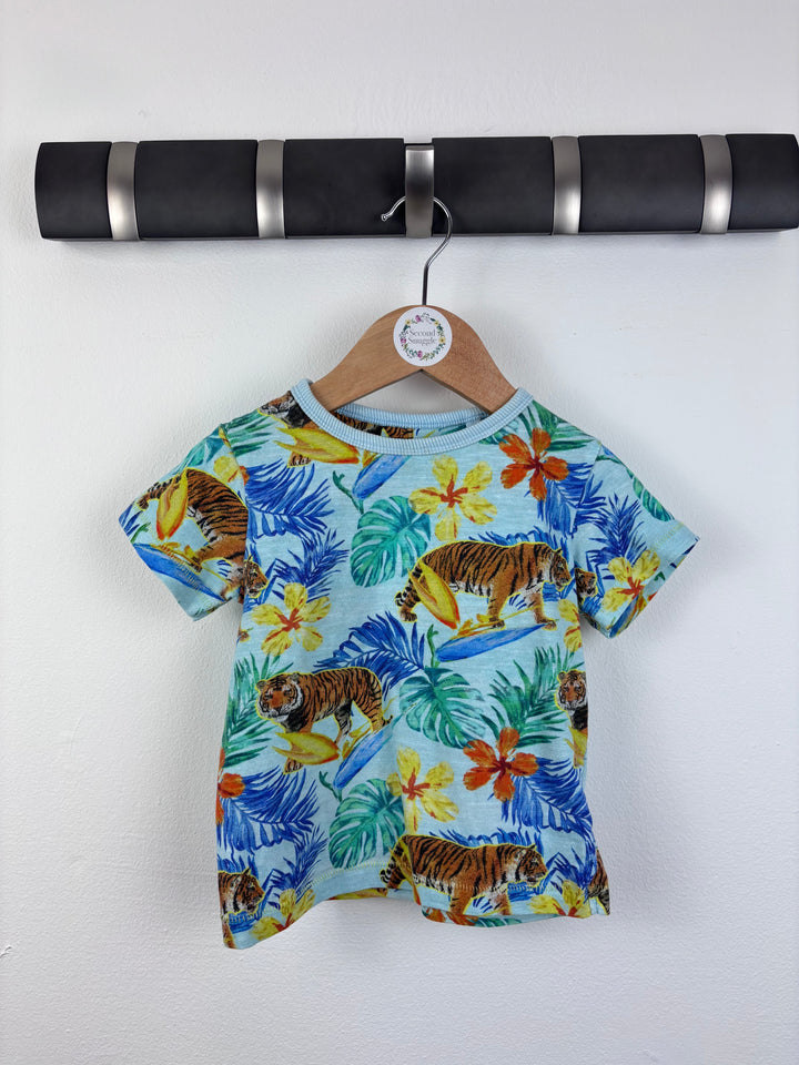 Next Tiger T-Shirt 12–18 Months-Tops-Second Snuggle Preloved