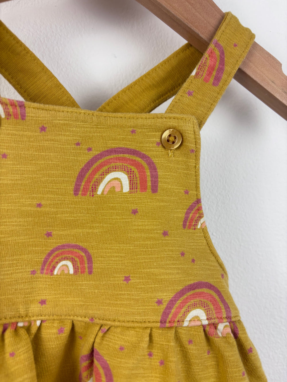Next Rainbow Pinafore Dress 0–3 Months-Dresses-Second Snuggle Preloved