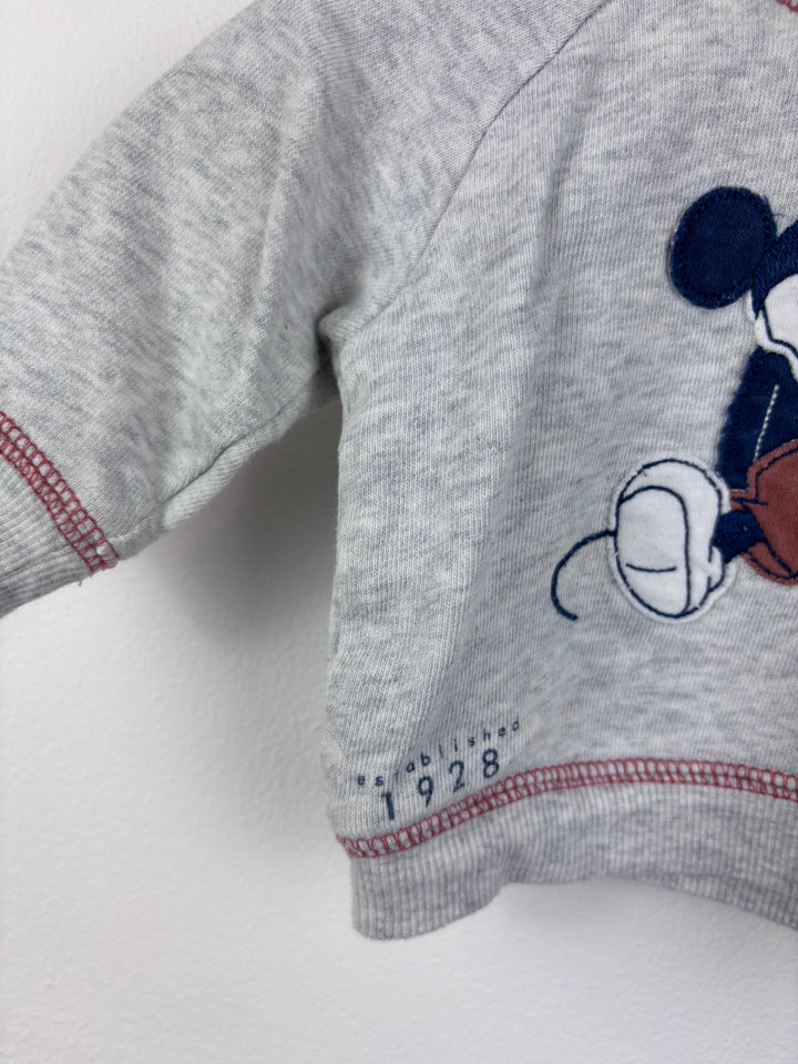 Tu Disney Mickey Sweatshirt Up To 1 Month-Jumpers-Second Snuggle Preloved