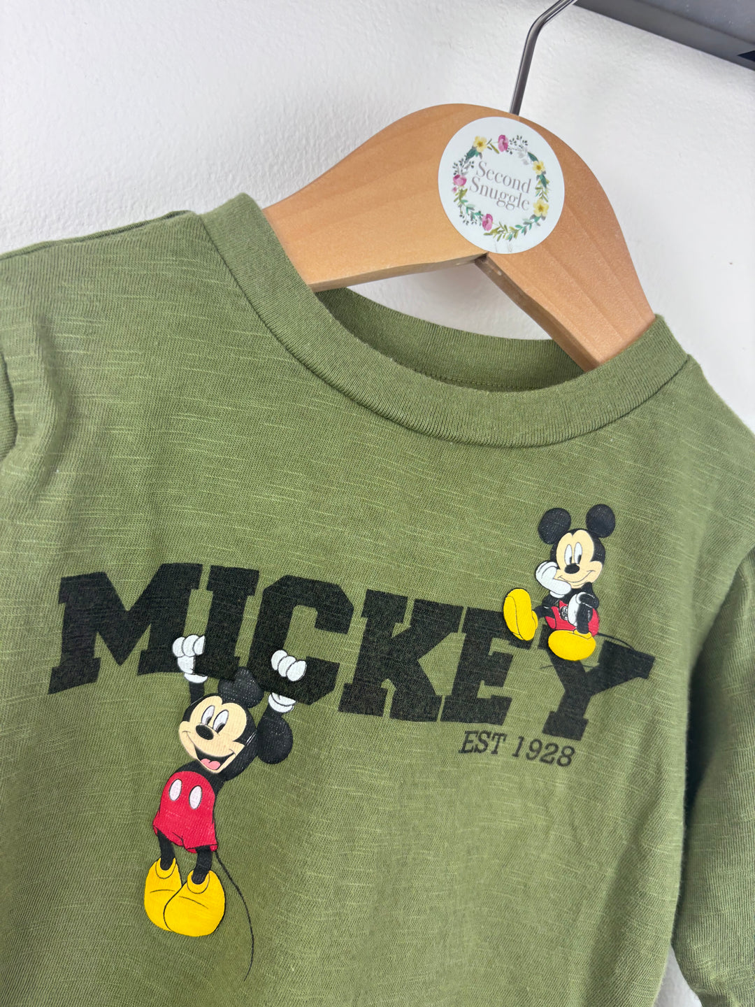 Next Mickey Mouse Top 6–9 Months-Tops-Second Snuggle Preloved