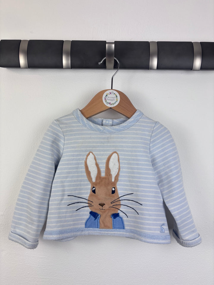 Joules Peter Rabbit Top 3-6 Months - PLAY-Jumpers-Second Snuggle Preloved