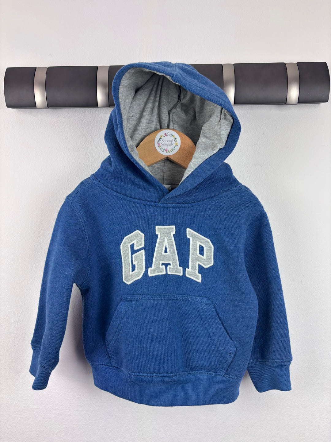 Gap Blue Hoodie 6–12 Months-Hoodies-Second Snuggle Preloved