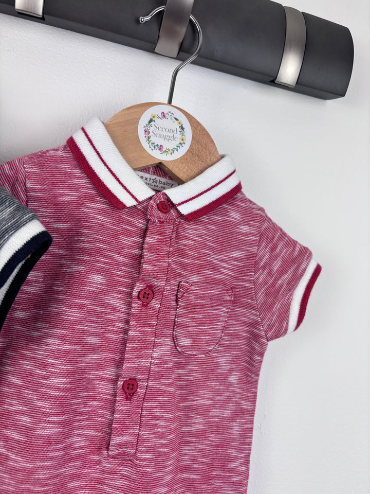 Next Polo Romper Set Up To 1 Month-Rompers-Second Snuggle Preloved