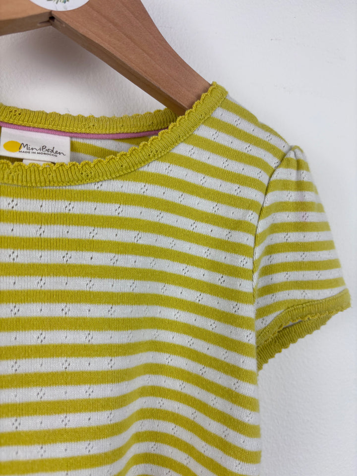 Mini Boden Striped T-Shirt 4–5 Years-Tops-Second Snuggle Preloved