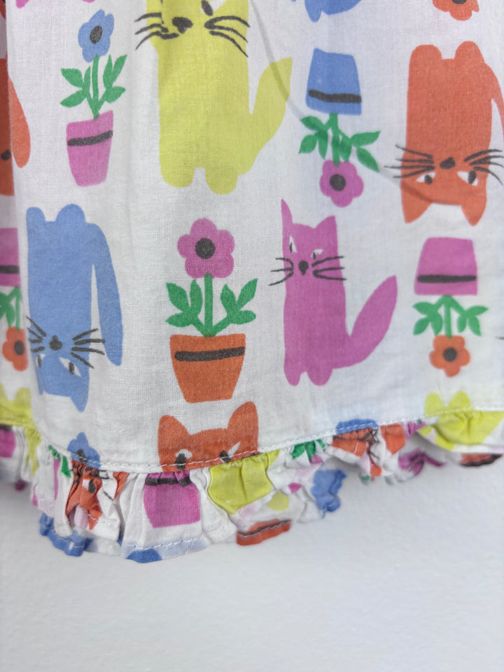 Baby Boden Cat Print Dress 6–12 Months-Dresses-Second Snuggle Preloved