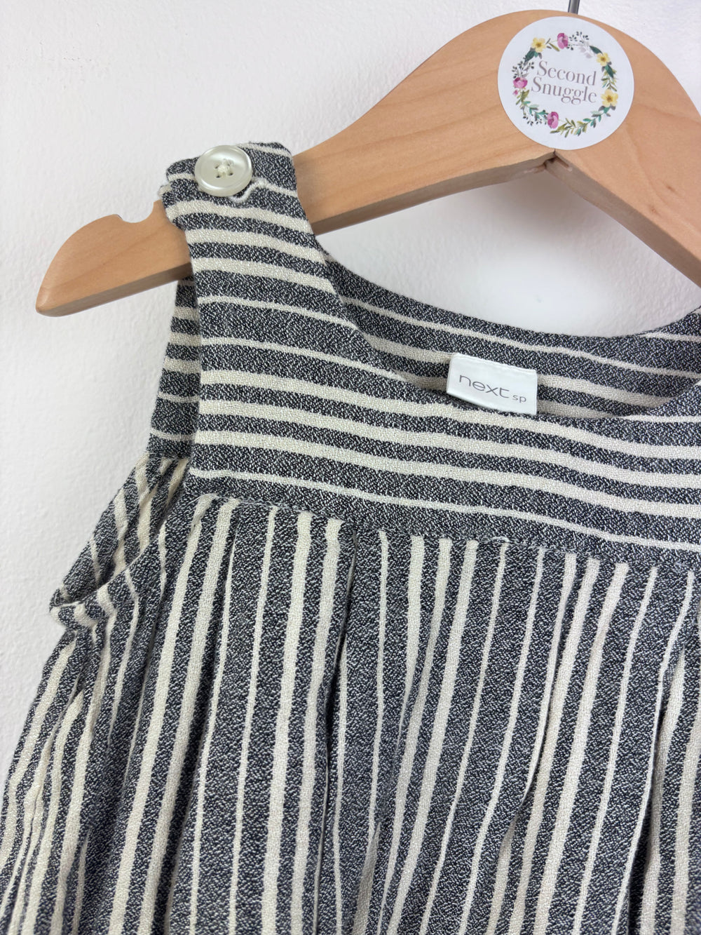 Next Striped Dress 9–12 Months-Dresses-Second Snuggle Preloved