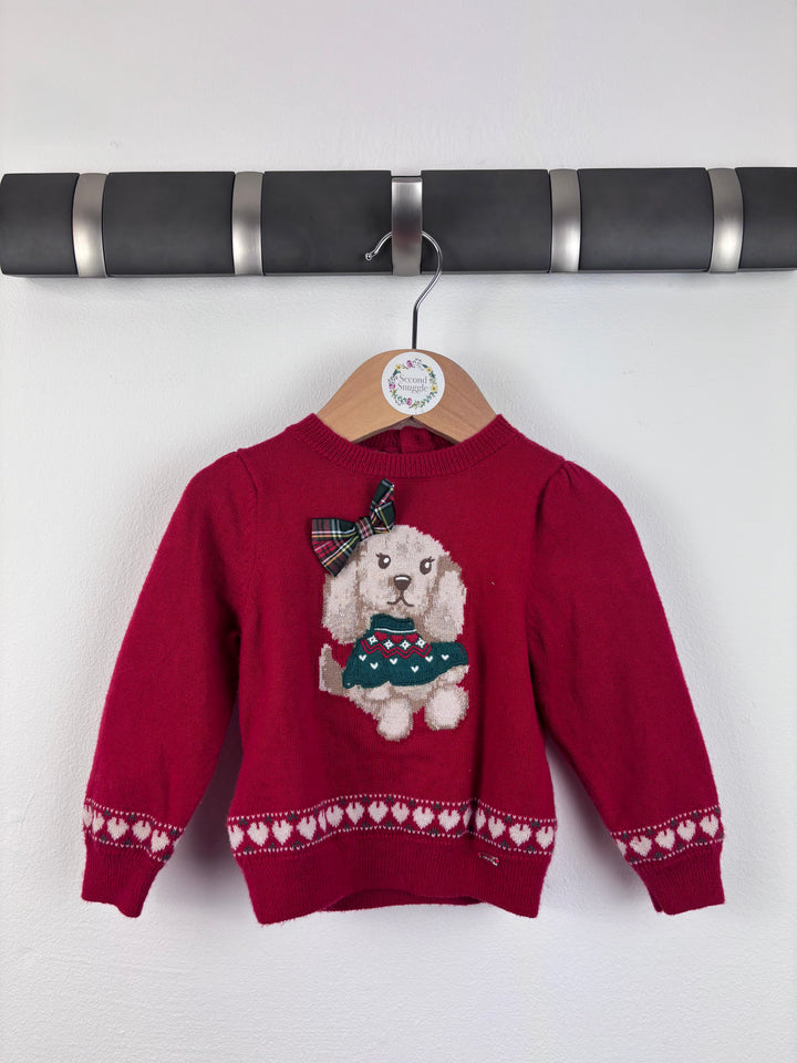 Mayoral Dog Jumper 6 Months-Jumpers-Second Snuggle Preloved