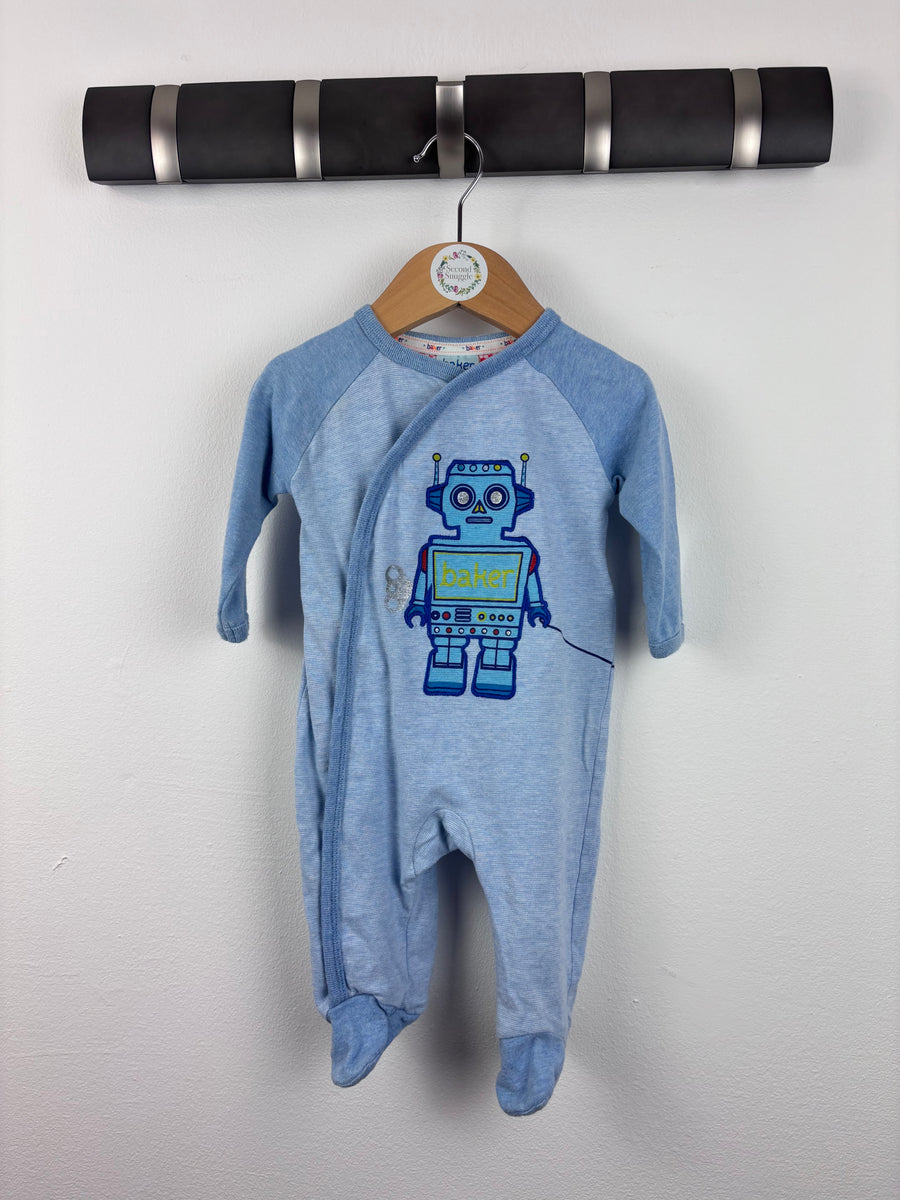 Ted Baker Robot Sleepsuit 0–3 Months-Sleepsuits-Second Snuggle Preloved