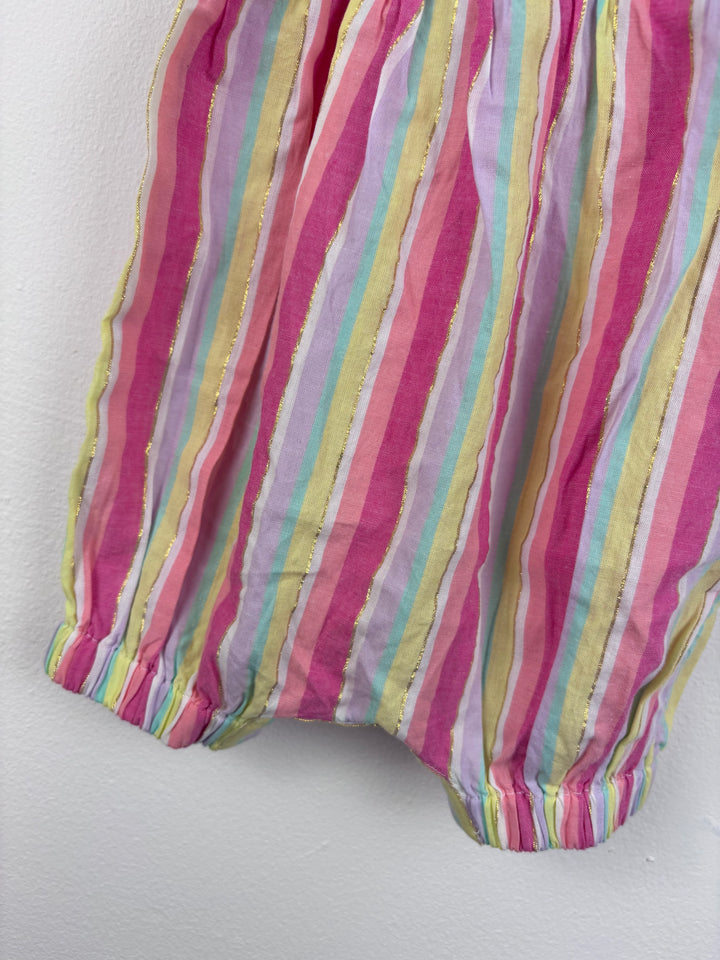 Monsoon Striped Romper 3–6 Months-Rompers-Second Snuggle Preloved