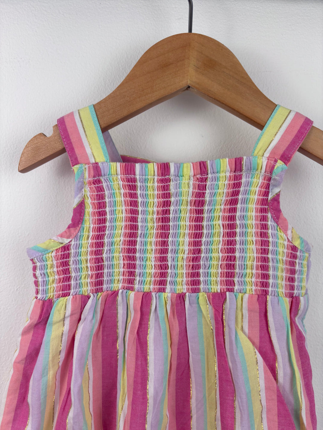 Monsoon Striped Romper 3–6 Months-Rompers-Second Snuggle Preloved