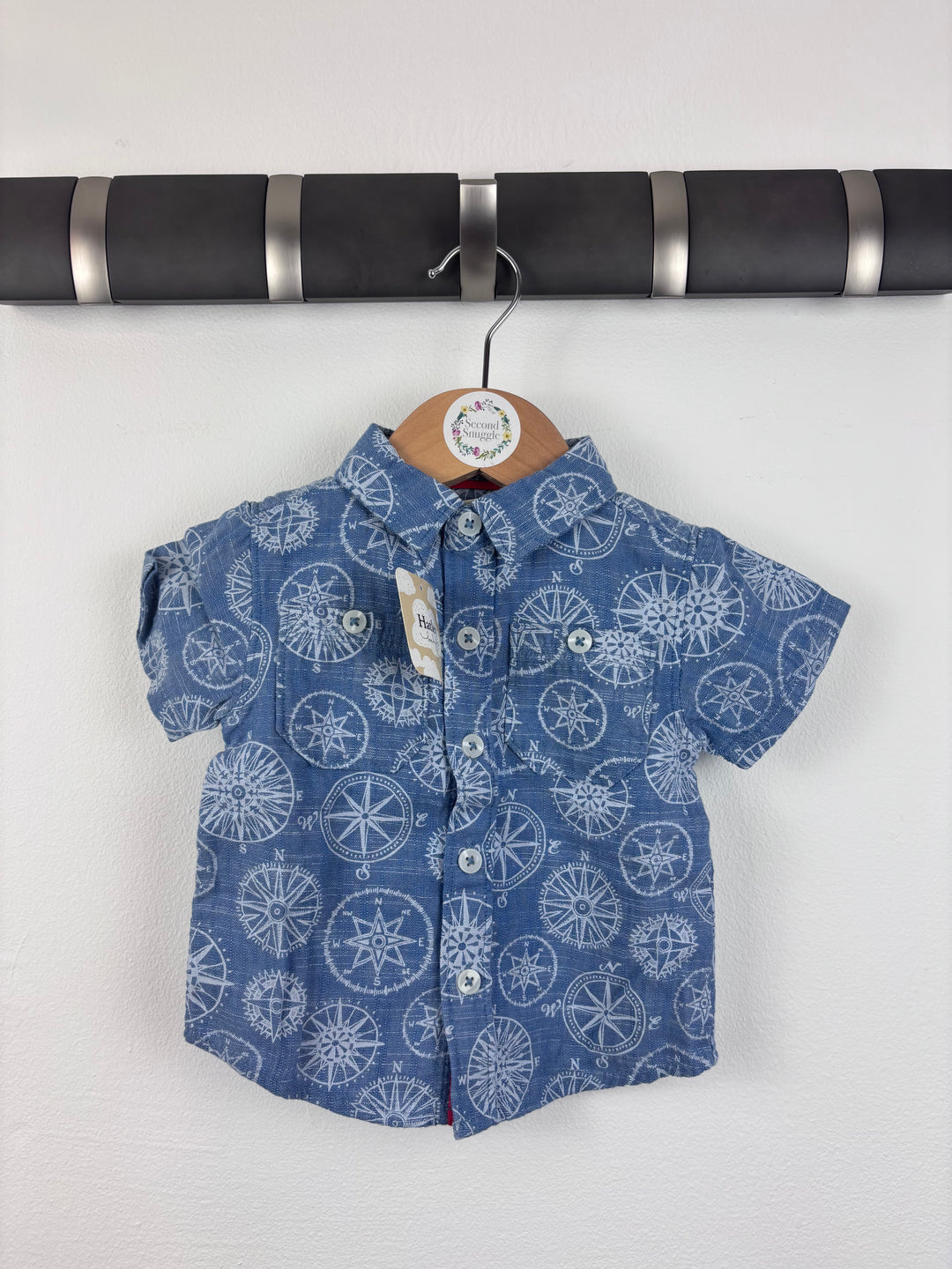 Hatley Compass Shirt 3–6 Months-Shirts-Second Snuggle Preloved