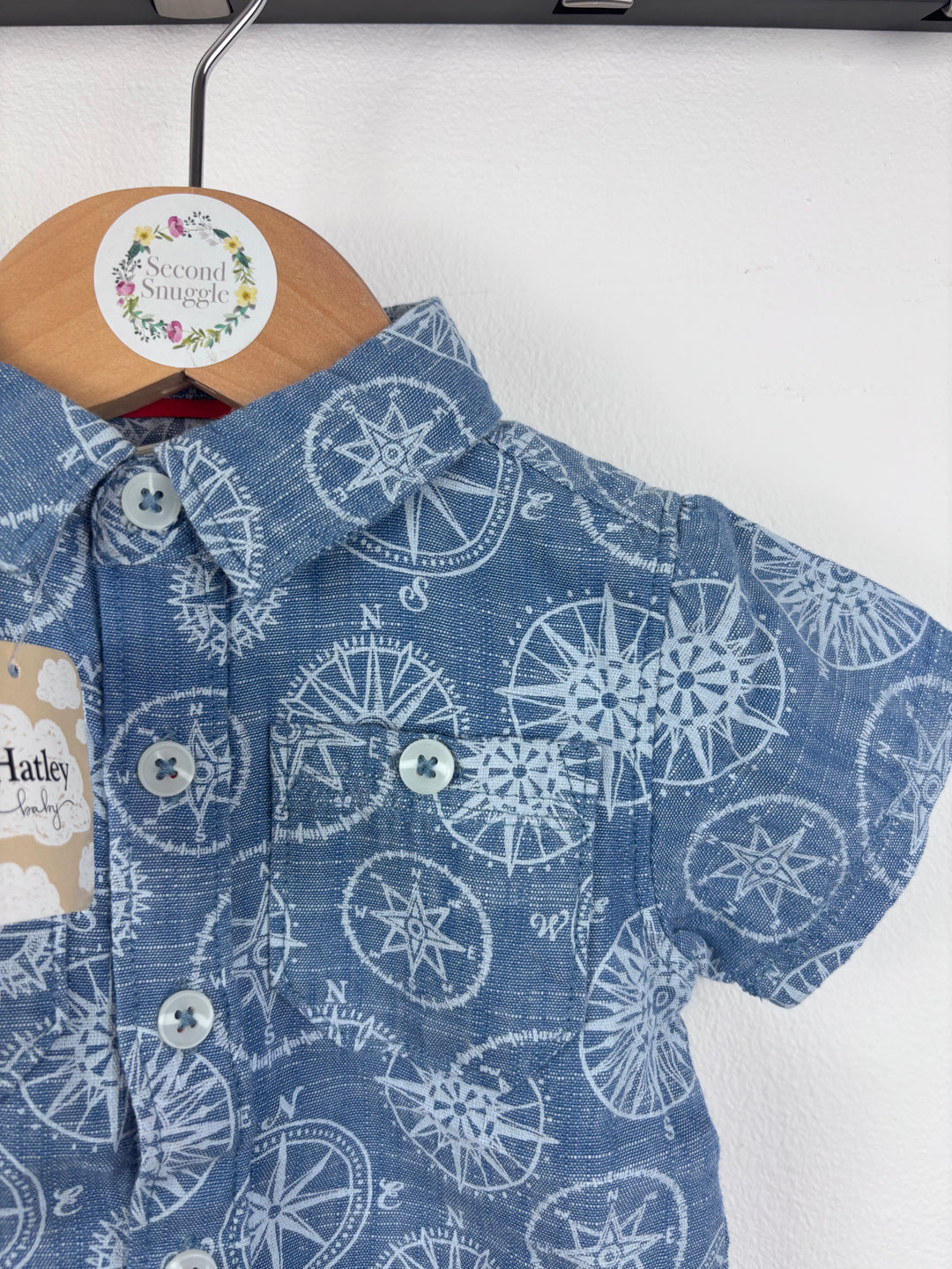 Hatley Compass Shirt 3–6 Months-Shirts-Second Snuggle Preloved