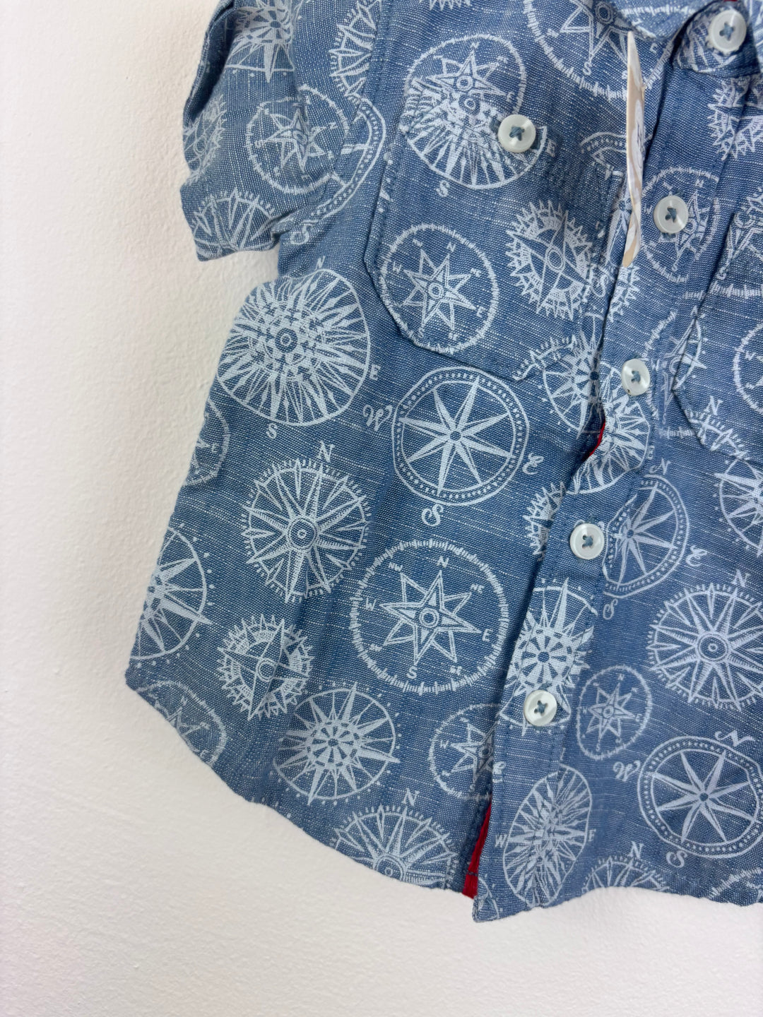 Hatley Compass Shirt 3–6 Months-Shirts-Second Snuggle Preloved