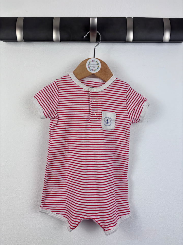 Petit Bateau Romper 3–6 Months-Rompers-Second Snuggle Preloved