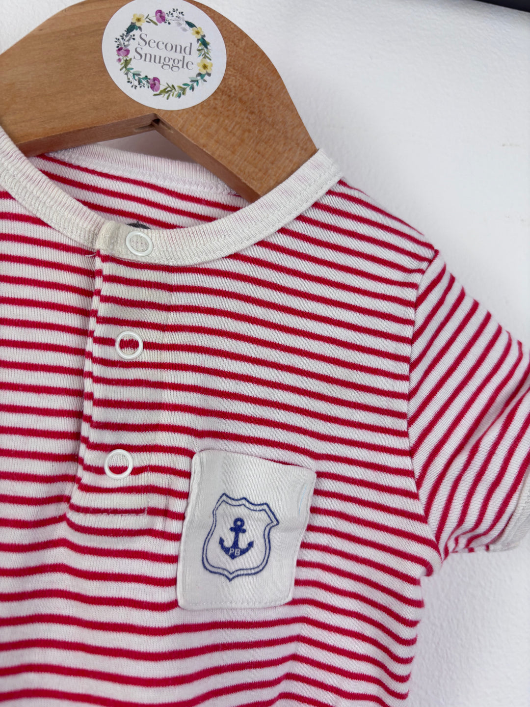 Petit Bateau Romper 3–6 Months-Rompers-Second Snuggle Preloved