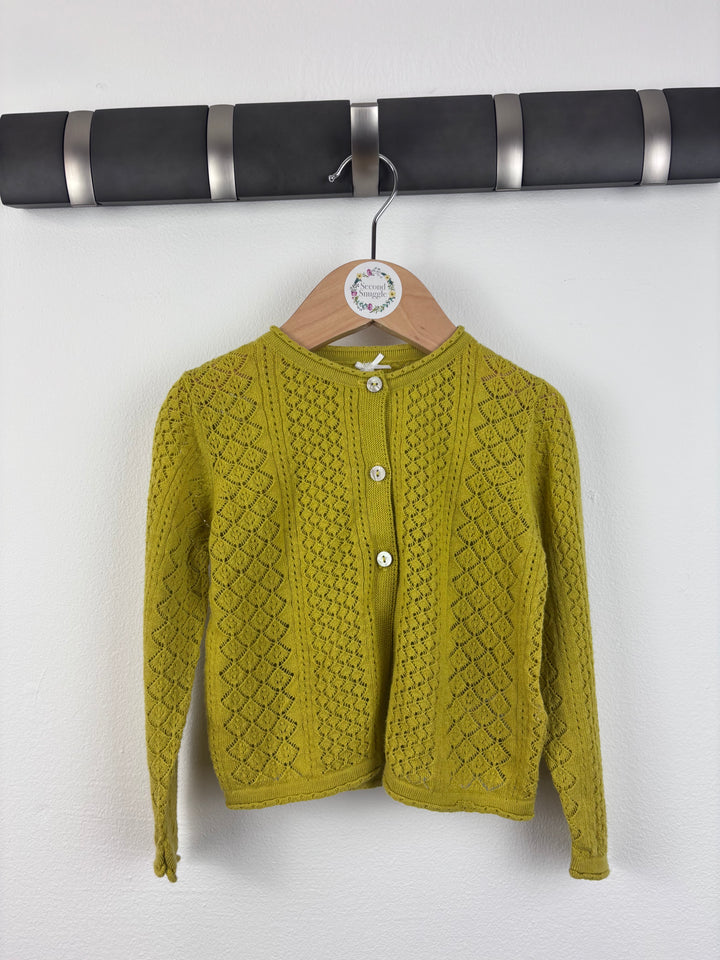 Next Mustard Knit Cardigan 12–18 Months-Cardigans-Second Snuggle Preloved