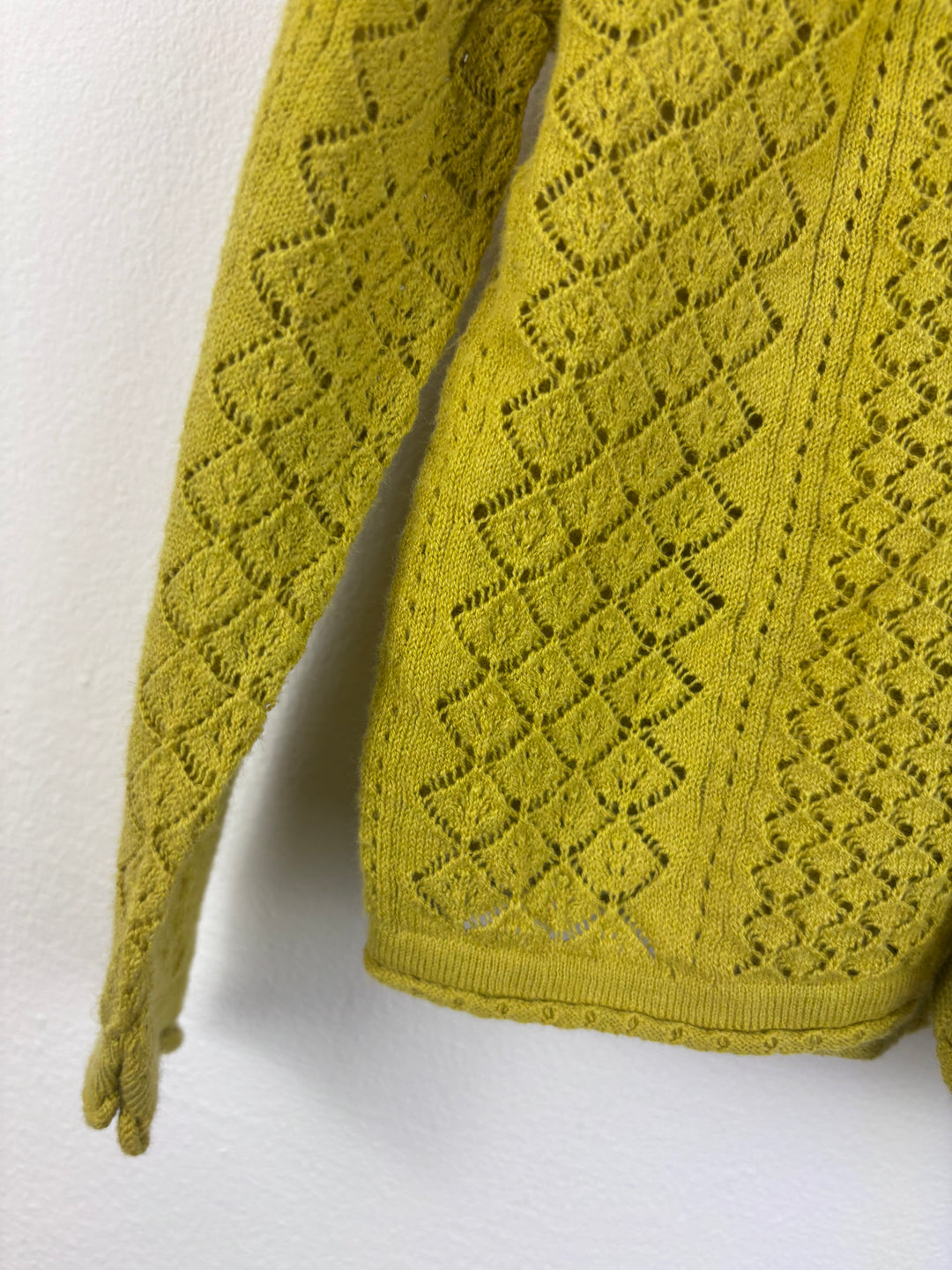 Next Mustard Knit Cardigan 12–18 Months-Cardigans-Second Snuggle Preloved