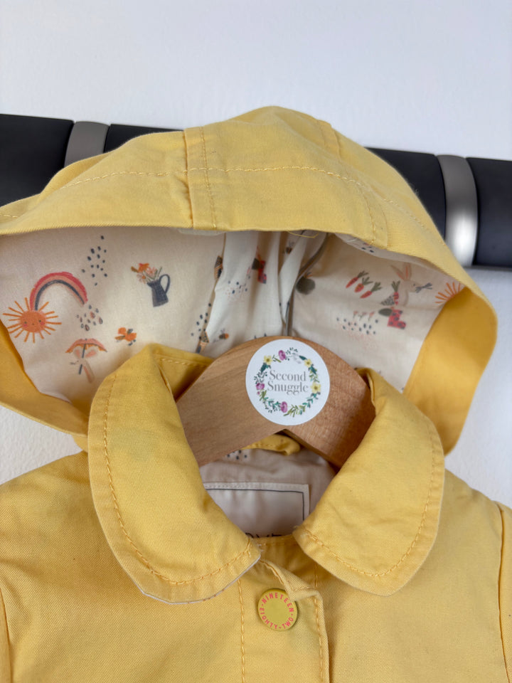 Next Yellow Bunny Coat 6-9 Months-Jackets-Second Snuggle Preloved