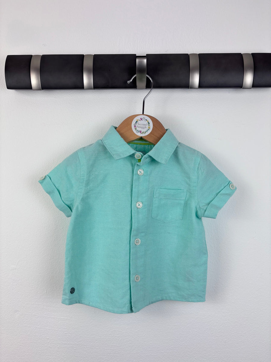 Ted Baker Green Shirt 0-3 Months-Shirts-Second Snuggle Preloved