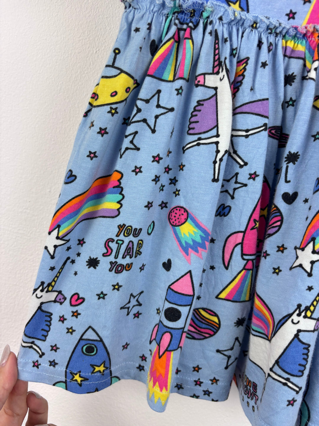 Next Rocket Unicorn Dress 9-12 Months-Dresses-Second Snuggle Preloved