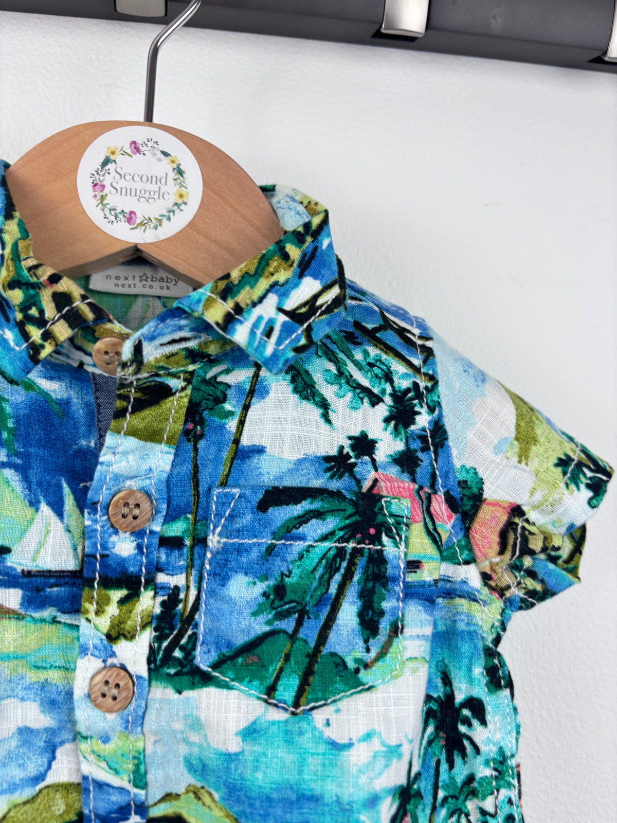 Next Tropical Shirt 0-3 Months-Shirts-Second Snuggle Preloved