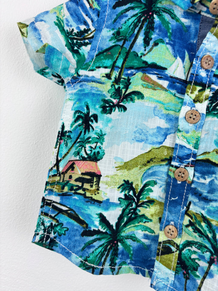 Next Tropical Shirt 0-3 Months-Shirts-Second Snuggle Preloved