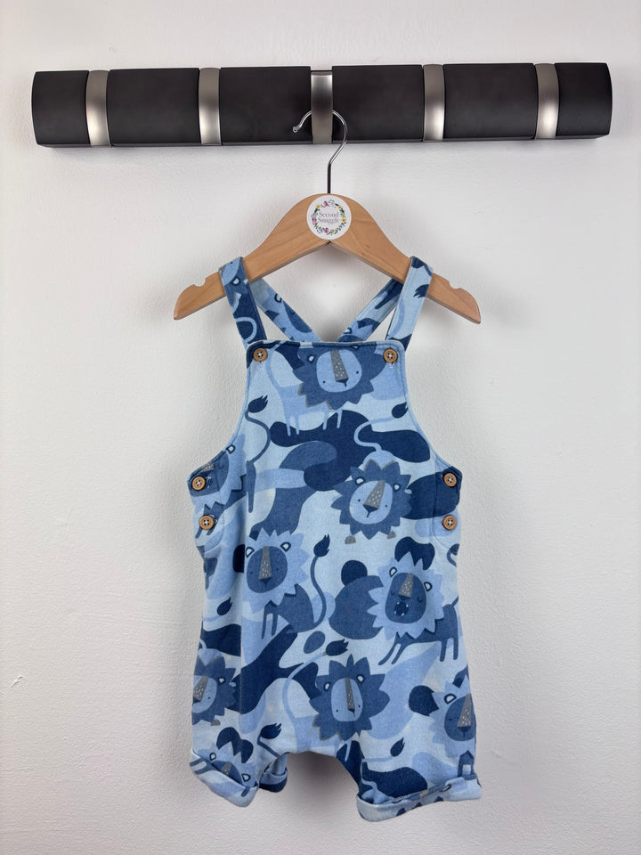 Next Lion Dungarees 9-12 Months-Dungarees-Second Snuggle Preloved