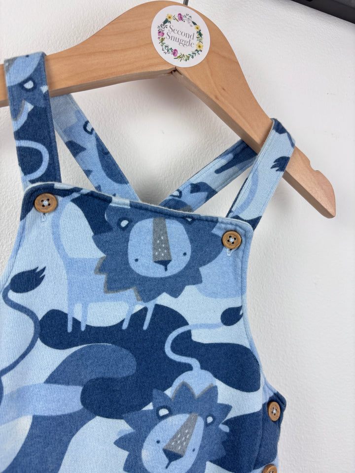 Next Lion Dungarees 9-12 Months-Dungarees-Second Snuggle Preloved