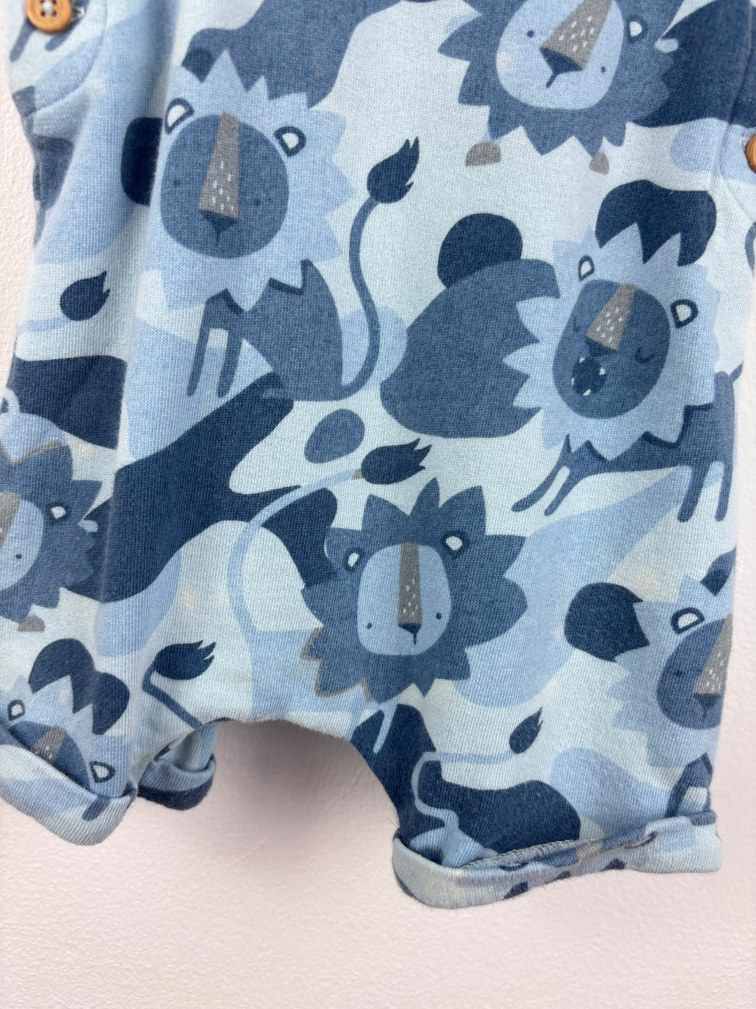Next Lion Dungarees 9-12 Months-Dungarees-Second Snuggle Preloved
