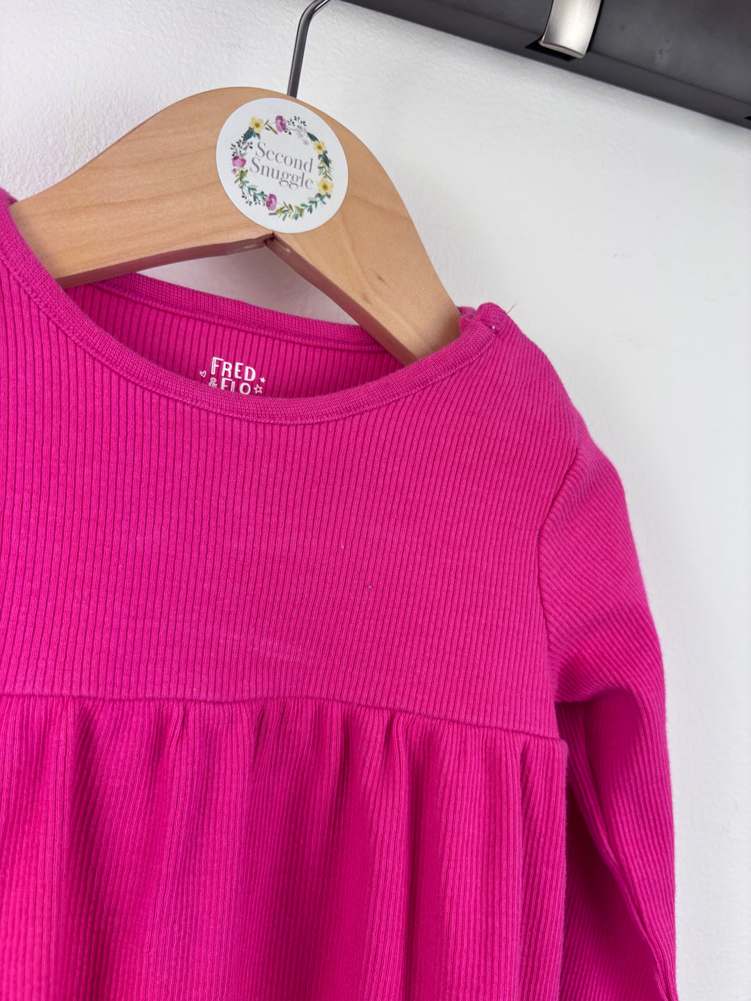 Fred & Flo Pink Dress 0-3 Months-Dresses-Second Snuggle Preloved