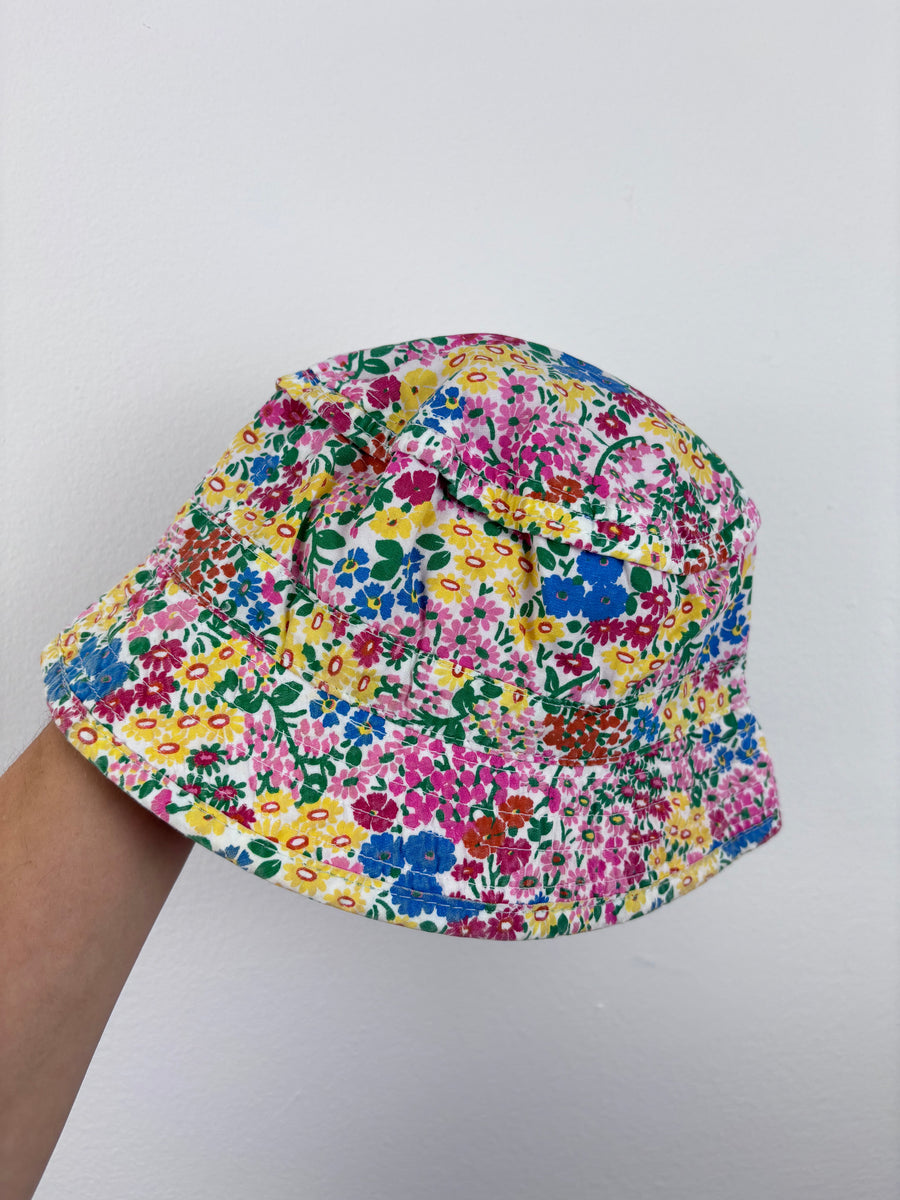 Next Floral Sun Hat 1-2 Years-Hats-Second Snuggle Preloved
