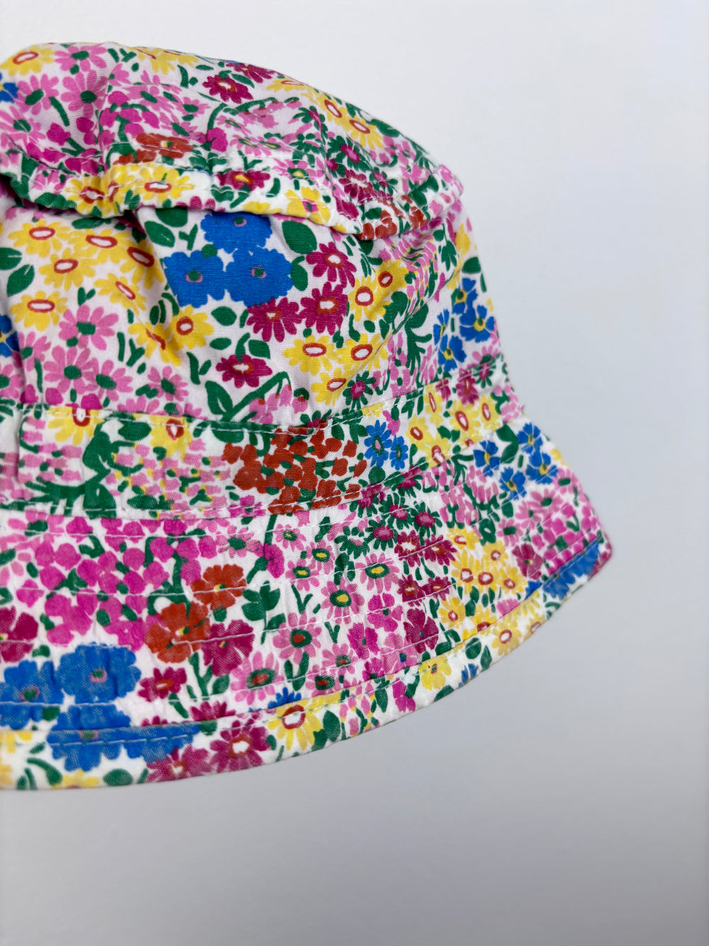 Next Floral Sun Hat 1-2 Years-Hats-Second Snuggle Preloved