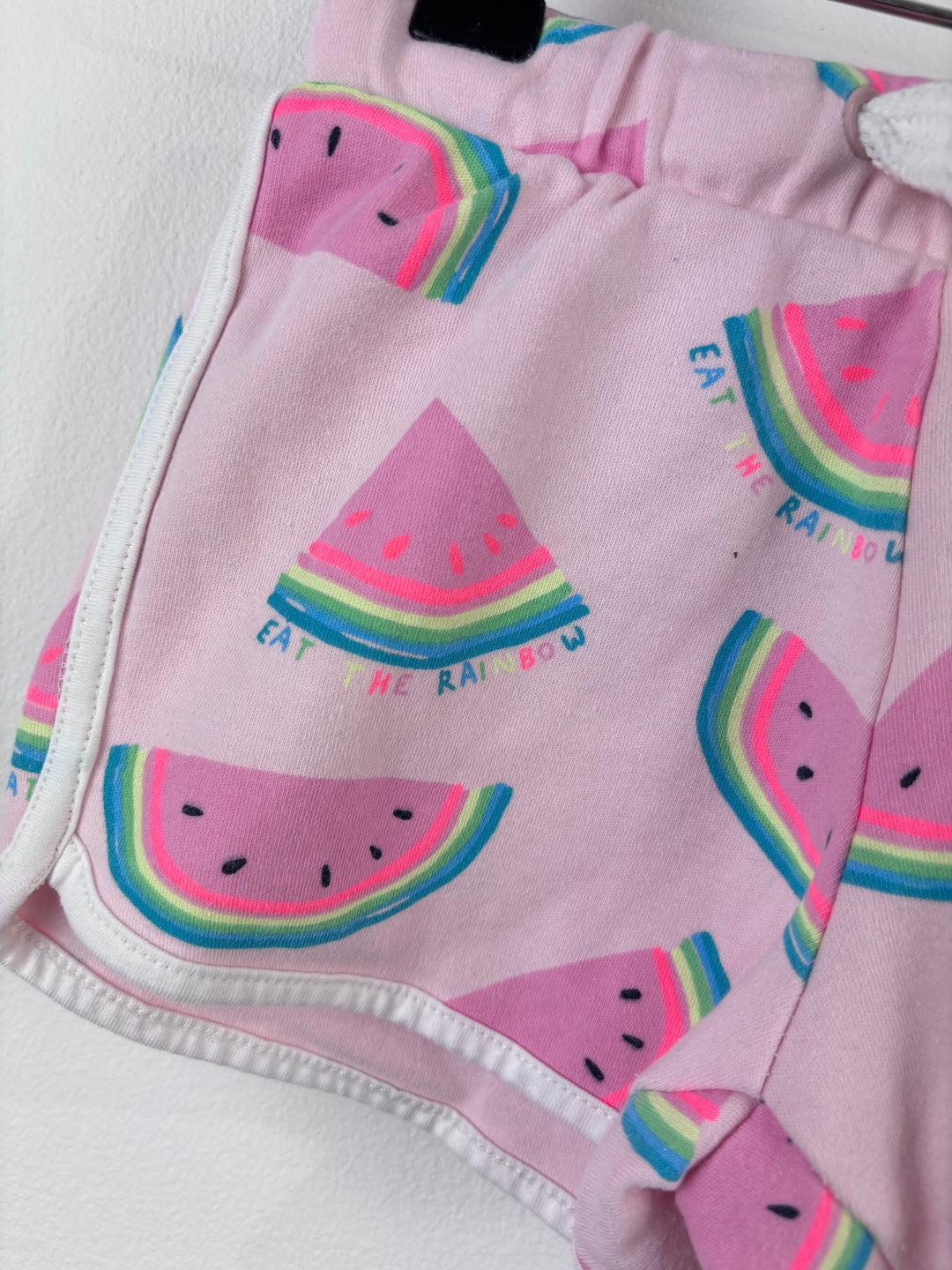 M&S Watermelon Print Shorts 4-5 Years-Shorts-Second Snuggle Preloved