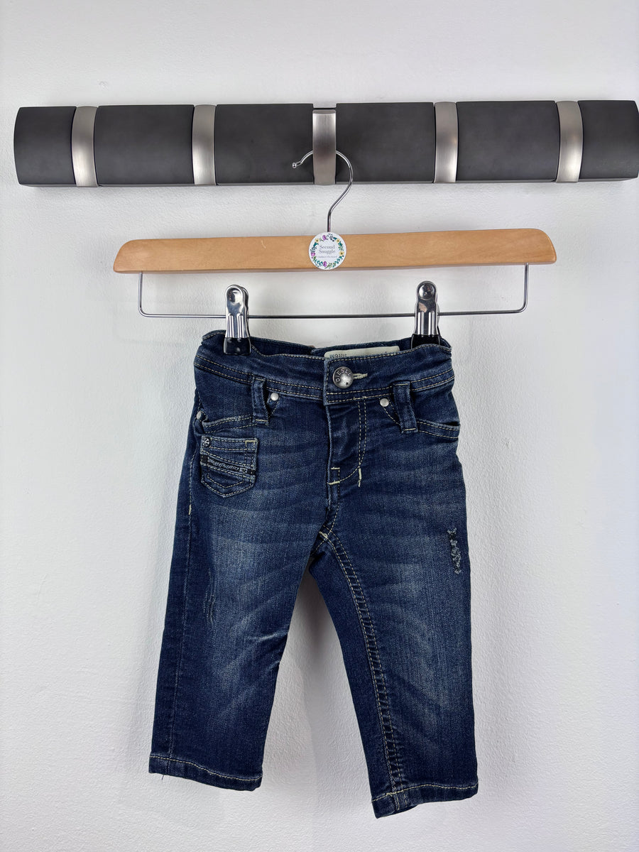 Diesel Dark Wash Jeans 6 Months-Trousers-Second Snuggle Preloved