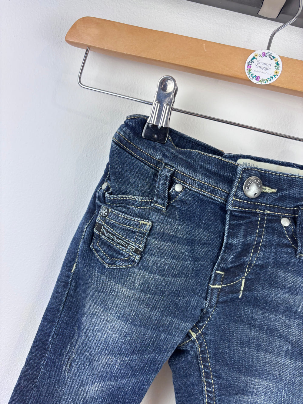 Diesel Dark Wash Jeans 6 Months-Trousers-Second Snuggle Preloved