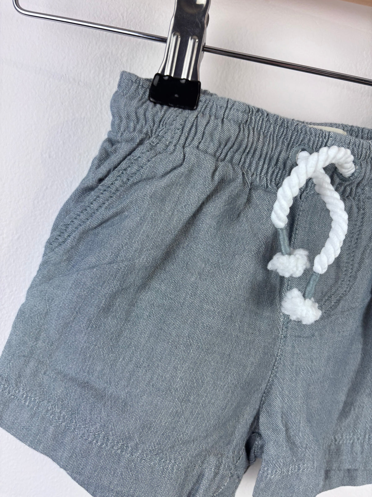 Hatley Chambray Shorts with Rope Tie-Shorts-Second Snuggle Preloved