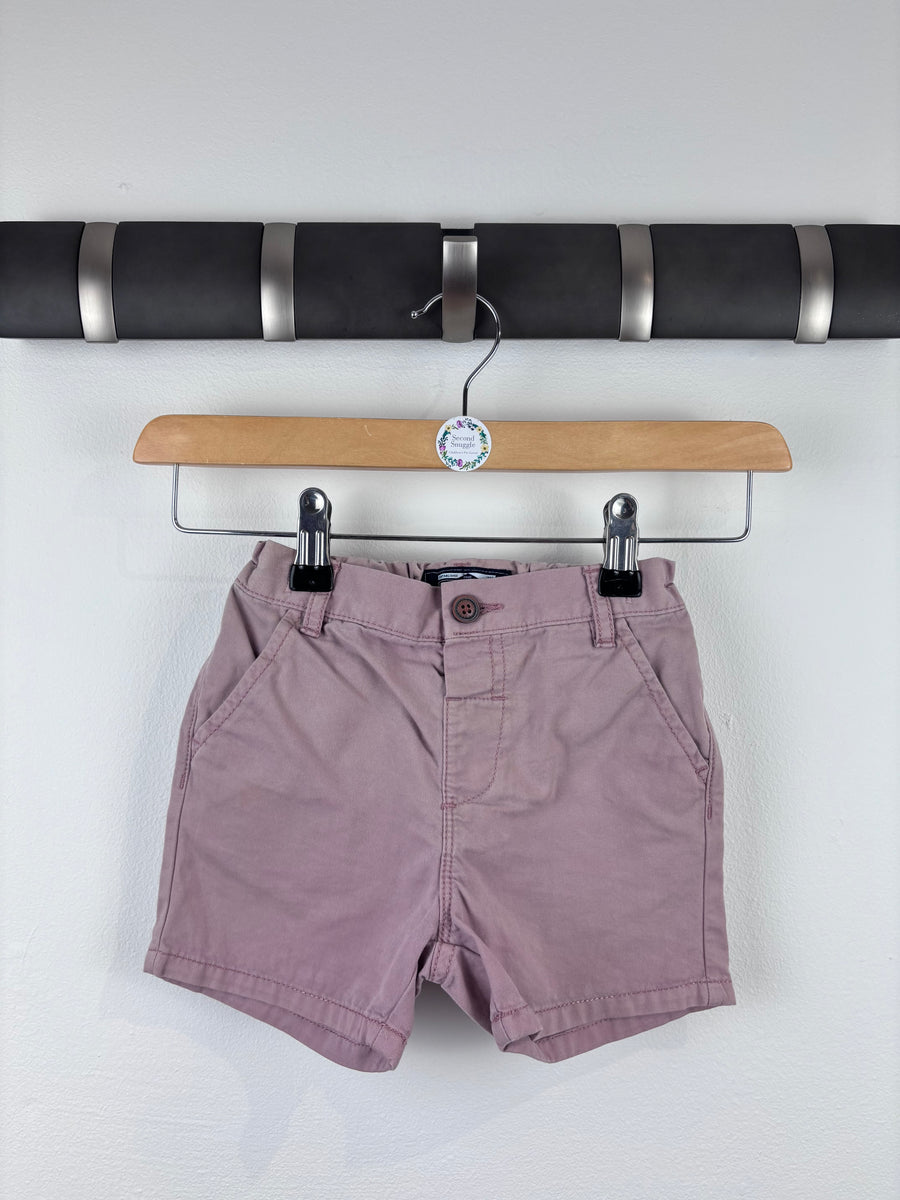 Next Dusty Rose Chino Shorts 18–24 Months-Shorts-Second Snuggle Preloved