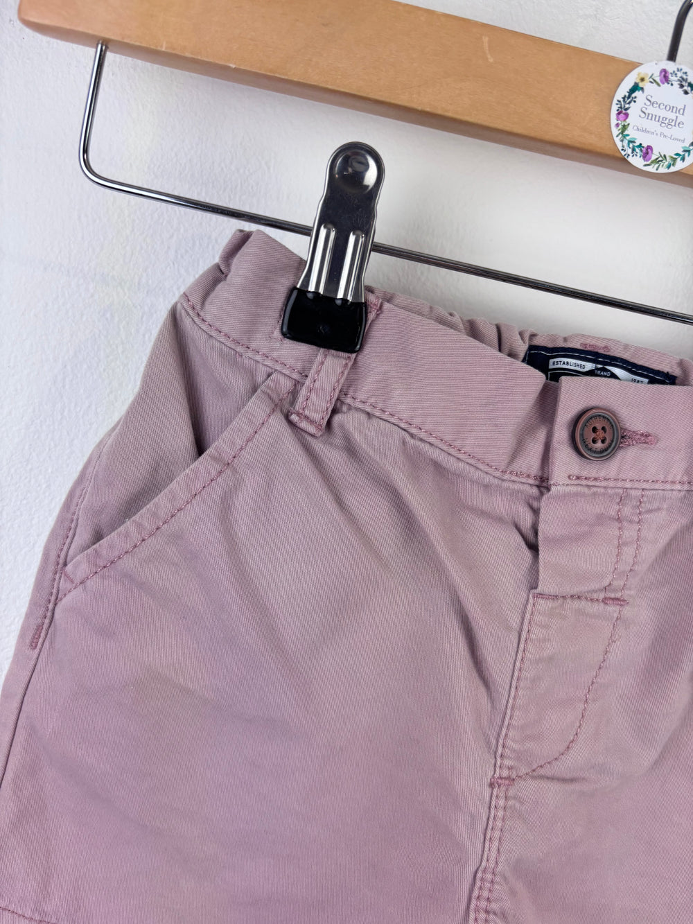 Next Dusty Rose Chino Shorts 18–24 Months-Shorts-Second Snuggle Preloved