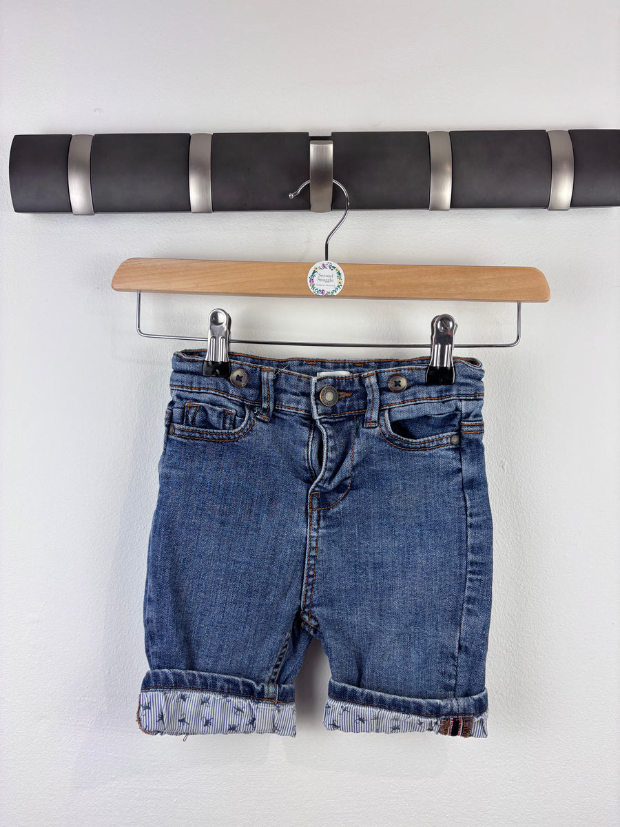 Monsoon Denim Roll-Up Shorts 18–24 Months-Shorts-Second Snuggle Preloved