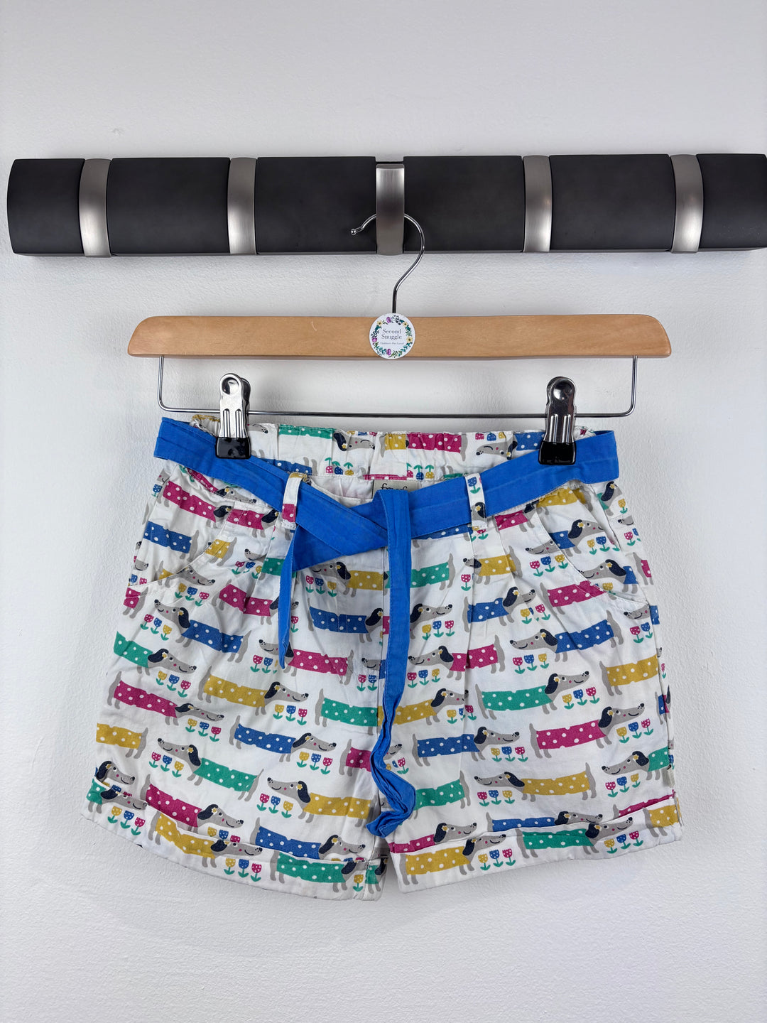 Frugi Dachshund Print Shorts 5-6 Years - PLAY-Shorts-Second Snuggle Preloved