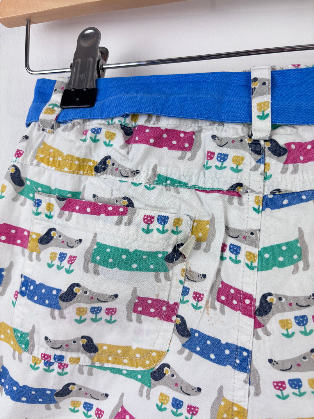 Frugi Dachshund Print Shorts 5-6 Years - PLAY-Shorts-Second Snuggle Preloved