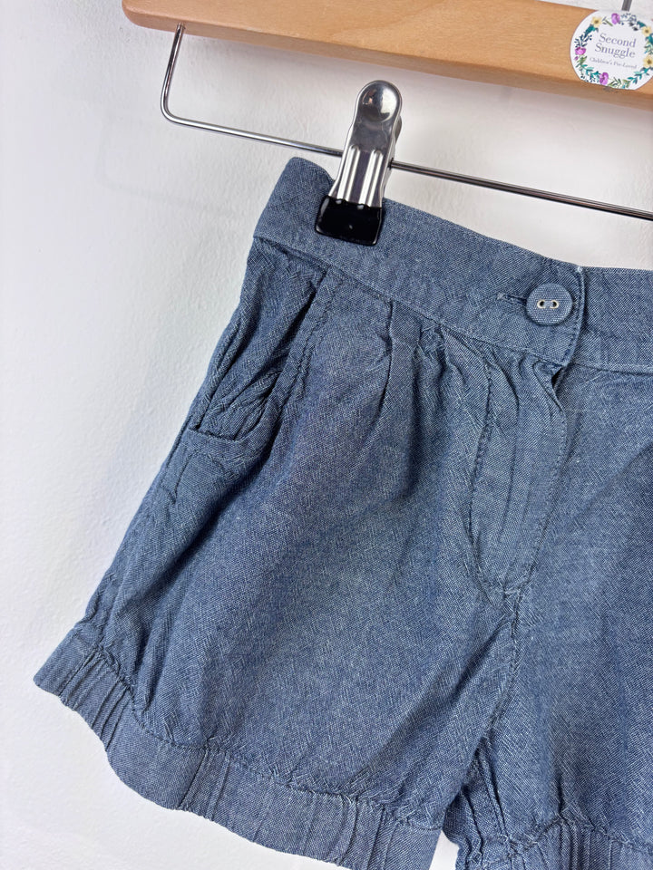 M&S Denim Look Shorts 2-3 Years (Marked 3-4)-Shorts-Second Snuggle Preloved