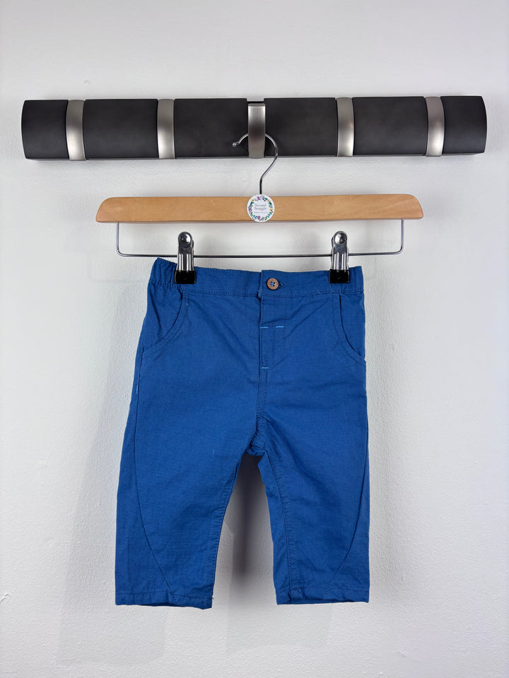 Unbranded Blue Trousers 6–9 Months-Trousers-Second Snuggle Preloved