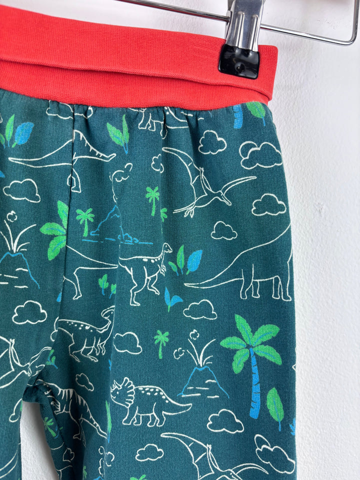 Frugi Dinosaur Joggers 18–24 Months-Trousers-Second Snuggle Preloved