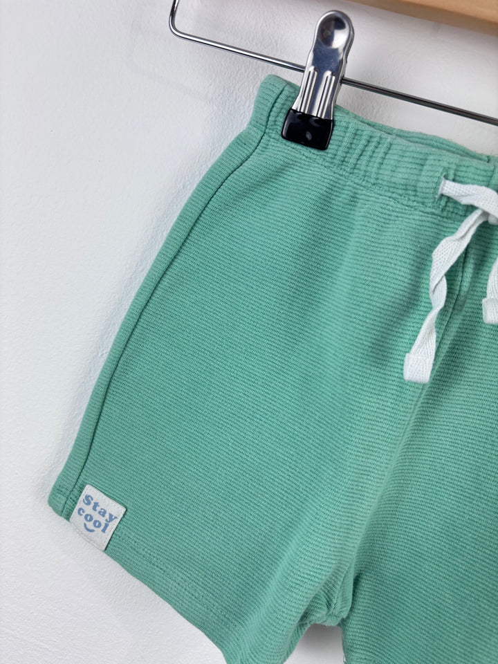 M&S Mint Green Shorts 18–24 Months-Shorts-Second Snuggle Preloved