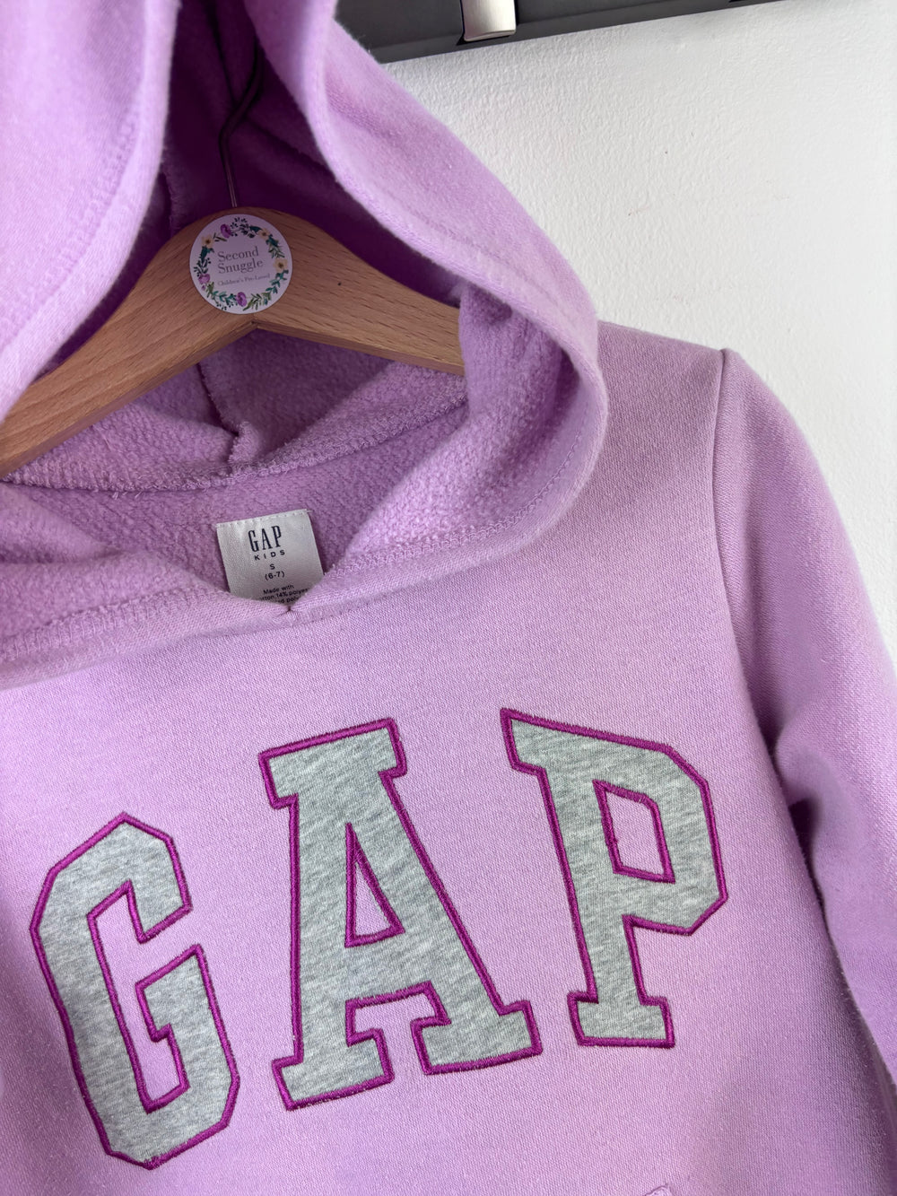 Gap Hoodie Lilac 6-7 Years-Hoodies-Second Snuggle Preloved