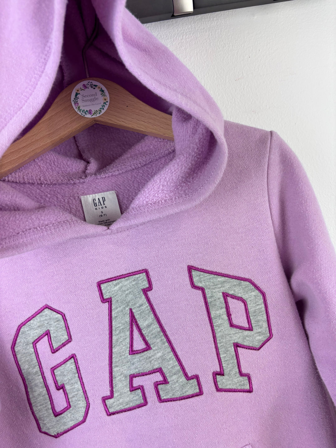 Gap Hoodie Lilac 6-7 Years-Hoodies-Second Snuggle Preloved