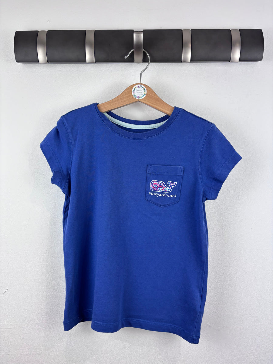 Vineyard Vines Whale Logo Tee 7 Years-Tops-Second Snuggle Preloved