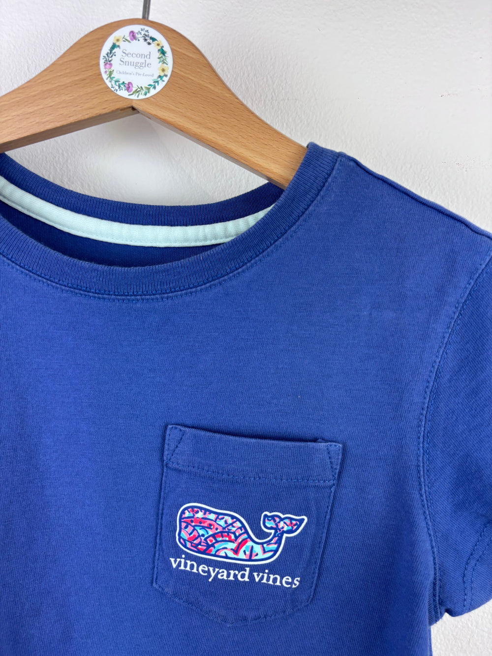 Vineyard Vines Whale Logo Tee 7 Years-Tops-Second Snuggle Preloved